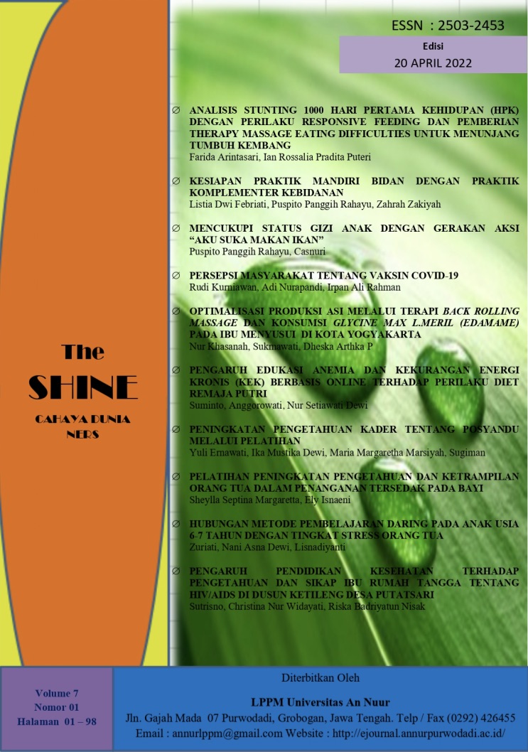 					Lihat Vol 7 No 1 (2022): THE SHINE CAHAYA DUNIA NERS
				